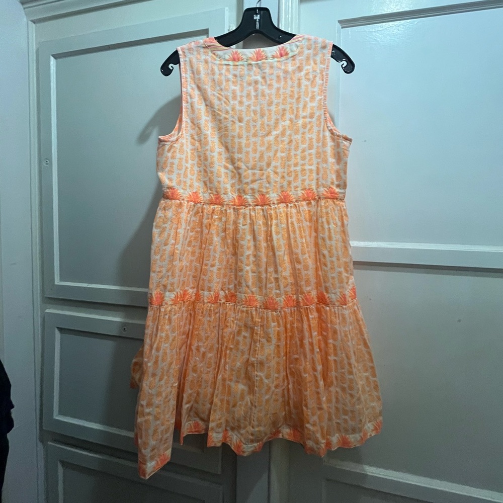 Vineyard Vines pineapple tiered swing dress size small EUC - Picture 3 of 15